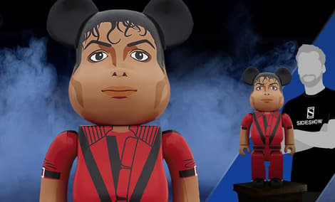 Gallery Feature Image of Be@rbrick Michael Jackson Red Jacket 1000% Figure - Click to open image gallery