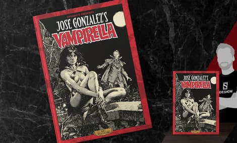 Gallery Feature Image of Jose Gonzalez Vampirella Art Edition Book - Click to open image gallery