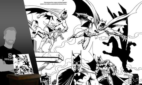 Gallery Feature Image of Detective Comics #1000 Pure Line Art Edition Book - Click to open image gallery