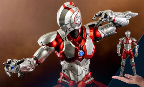 Gallery Feature Image of Ultraman Suit (Anime Version) Sixth Scale Figure - Click to open image gallery