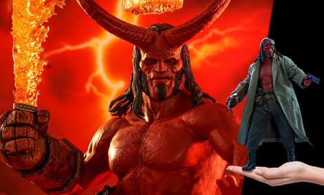 Gallery Feature Image of Hellboy Sixth Scale Figure - Click to open image gallery