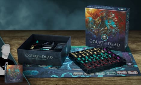 Gallery Feature Image of Court of the Dead Mourner's Call Game Board Game - Click to open image gallery