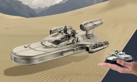 Gallery Feature Image of Landspeeder Replica Pewter Collectible - Click to open image gallery
