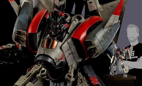 Gallery Feature Image of Blitzwing Premium Scale Collectible Figure - Click to open image gallery