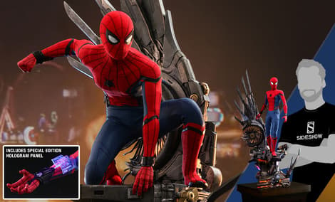 Gallery Feature Image of Spider-Man (Deluxe Version) Special Edition Quarter Scale Figure - Click to open image gallery