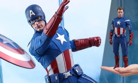 Gallery Feature Image of Captain America (2012 Version) Sixth Scale Figure - Click to open image gallery