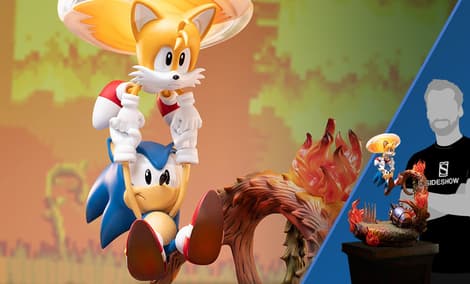 Gallery Feature Image of Sonic and Tails Statue - Click to open image gallery