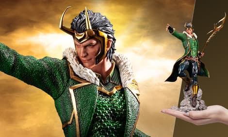 Gallery Feature Image of Loki 1:10 Scale Statue - Click to open image gallery