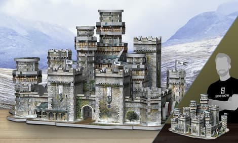 Gallery Feature Image of Winterfell 3D Puzzle Puzzle - Click to open image gallery
