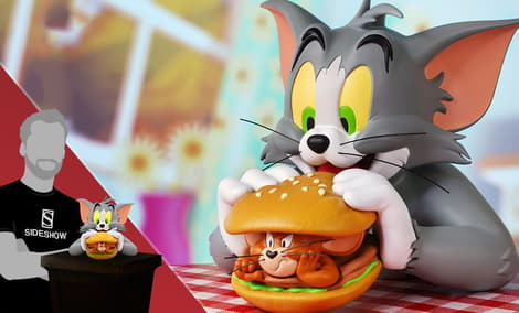 Gallery Feature Image of Tom and Jerry Burger Bust - Click to open image gallery