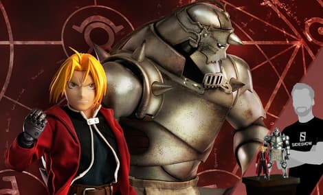 Gallery Feature Image of Alphonse Elric & Edward Elric (Twin Pack) Sixth Scale Figure Set - Click to open image gallery