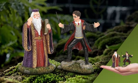 Gallery Feature Image of Harry and The Headmaster Figurine - Click to open image gallery