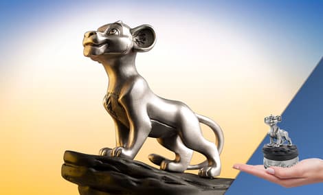Gallery Feature Image of Simba Music Carousel Pewter Collectible - Click to open image gallery