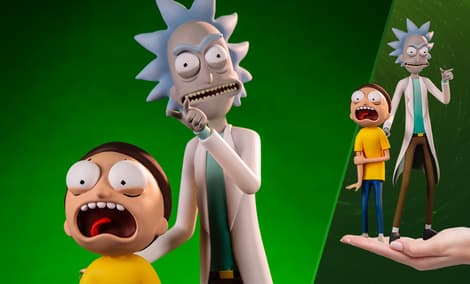 Gallery Feature Image of Rick & Morty Sixth Scale Figure Set - Click to open image gallery