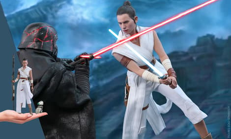 Gallery Feature Image of Rey and D-O Sixth Scale Figure Set - Click to open image gallery