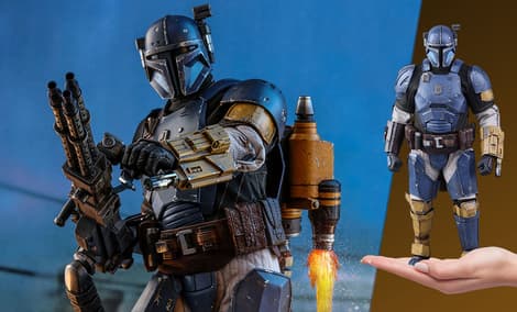 Gallery Feature Image of Heavy Infantry Mandalorian Sixth Scale Figure - Click to open image gallery