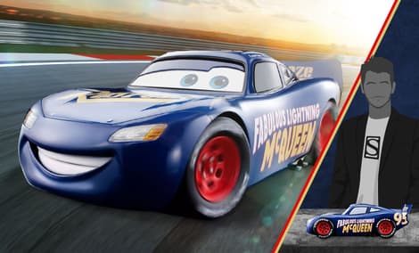Gallery Feature Image of Fabulous Lightning McQueen Model - Click to open image gallery