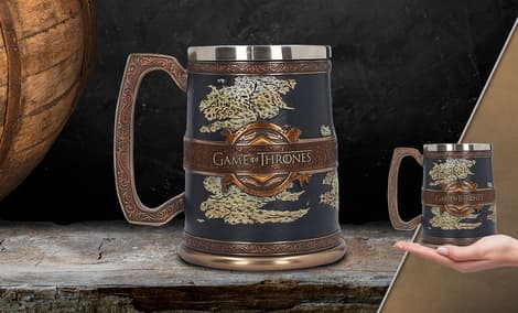 Gallery Feature Image of The Seven Kingdoms Tankard Collectible Drinkware - Click to open image gallery