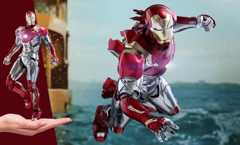 Gallery Feature Image of Iron Man Mark XLVII Sixth Scale Figure - Click to open image gallery