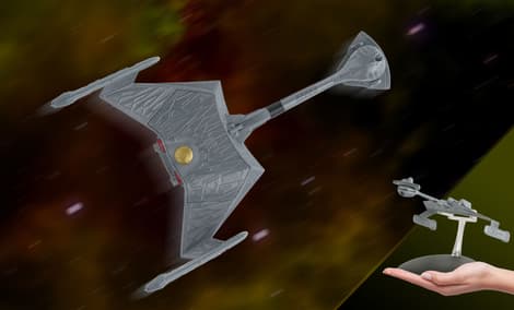 Gallery Feature Image of Klingon K't'inga Class Battlecruiser Model - Click to open image gallery