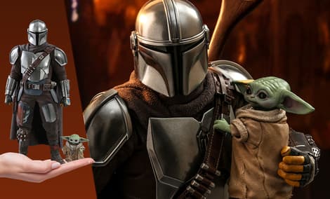 Gallery Feature Image of The Mandalorian and The Child Collectible Set - Click to open image gallery