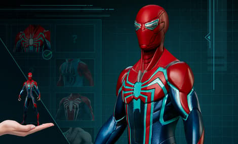 Gallery Feature Image of Marvel's Spider-Man: Velocity Suit 1:10 Scale Statue - Click to open image gallery