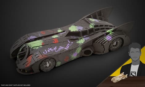 Gallery Feature Image of Batmobile Signature Series Model and Book Model Kit - Click to open image gallery