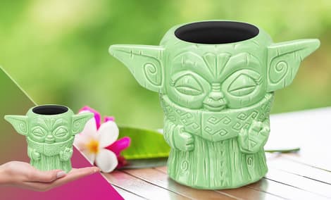Gallery Feature Image of The Child (Force Pose) Tiki Mug - Click to open image gallery