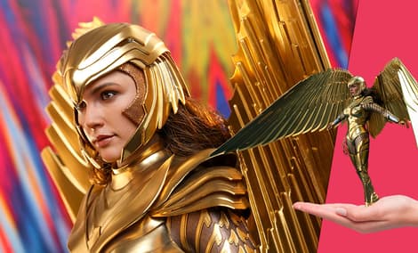 Gallery Feature Image of Golden Armor Wonder Woman (Deluxe) Sixth Scale Figure - Click to open image gallery
