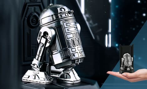 Gallery Feature Image of R2-D2 Bookend Pewter Collectible - Click to open image gallery