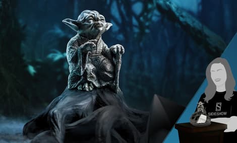 Gallery Feature Image of Yoda Jedi Master (Limited Edition) Figurine Pewter Collectible - Click to open image gallery