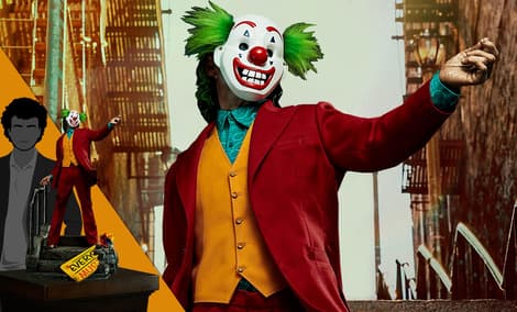 Gallery Feature Image of The Joker (Bonus Clown Mask Version) 1:3 Scale Statue - Click to open image gallery