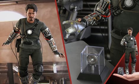 Gallery Feature Image of Tony Stark (Mech Test Version - Special Edition) Sixth Scale Figure - Click to open image gallery