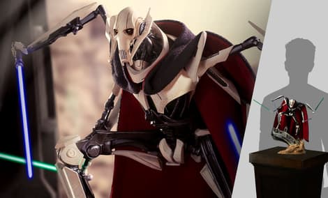 Gallery Feature Image of General Grievous Deluxe 1:10 Scale Statue - Click to open image gallery