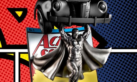 Gallery Feature Image of Superman Action Comics #1 Pewter Collectible - Click to open image gallery