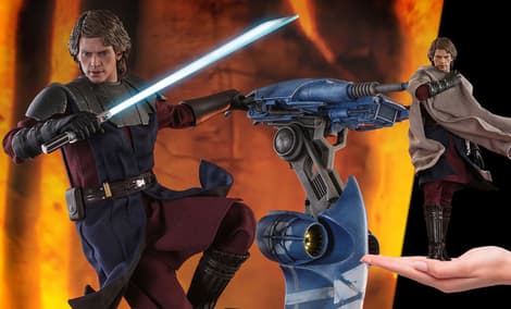 Gallery Feature Image of Anakin Skywalker and STAP (Special Edition) Sixth Scale Figure Set - Click to open image gallery