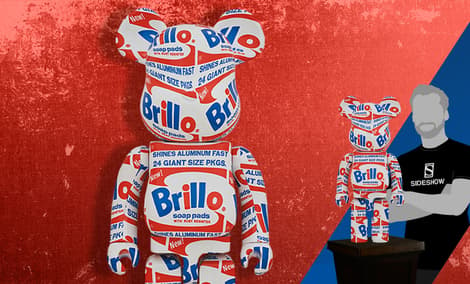 Gallery Feature Image of Be@rbrick Andy Warhol “Brillo” 1000% Bearbrick - Click to open image gallery