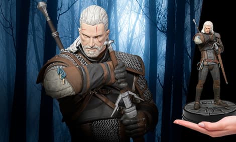 Gallery Feature Image of Heart of Stone Geralt (Deluxe) Figure - Click to open image gallery