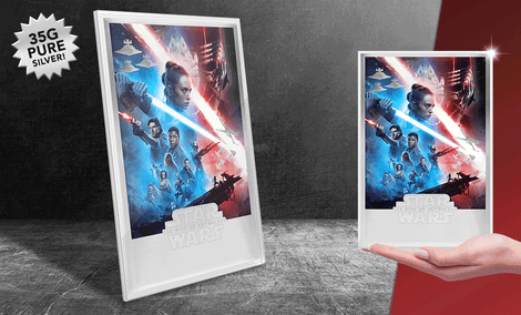 Gallery Feature Image of Star Wars: The Rise of Skywalker Silver Foil Silver Collectible - Click to open image gallery