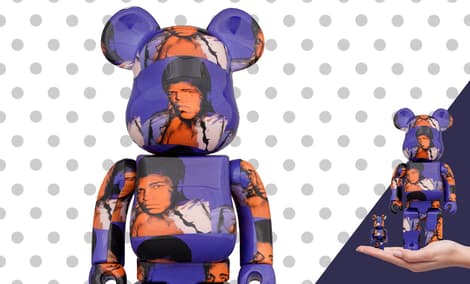 Gallery Feature Image of Be@rbrick Andy Warhol's Muhammad Ali 100% and 400% Bearbrick - Click to open image gallery