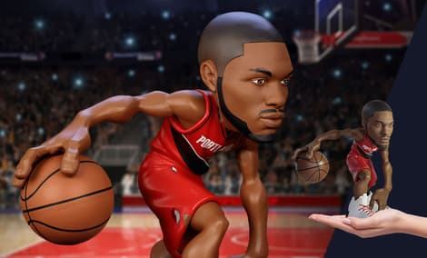 Gallery Feature Image of Damian Lillard SmALL-STARS Collectible Figure - Click to open image gallery