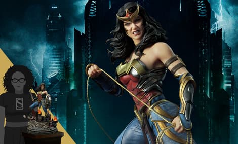 Gallery Feature Image of Wonder Woman (Deluxe Version) Statue - Click to open image gallery