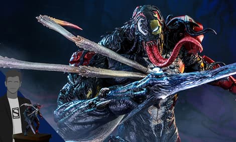 Gallery Feature Image of Venomized Iron Man (Special Edition) Sixth Scale Figure - Click to open image gallery