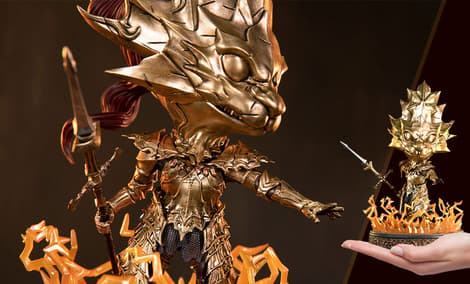 Gallery Feature Image of Dragon Slayer Ornstein SD Statue - Click to open image gallery