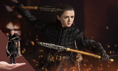 Gallery Feature Image of Arya Stark (Season 8) Sixth Scale Figure - Click to open image gallery