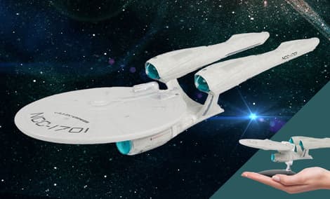 Star Trek 2009 USS Enterprise XL ship # 23 MODELLO SPECIALE EAGLEMOSS strettamente incl. 
