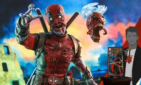 Gallery Feature Image of Zombie Deadpool Sixth Scale Figure - Click to open image gallery