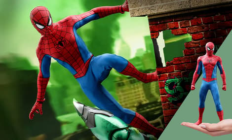 Gallery Feature Image of Spider-Man (Classic Suit) Sixth Scale Figure - Click to open image gallery