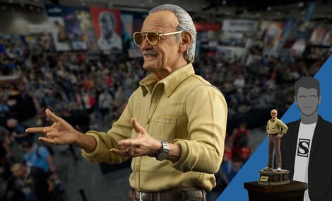 Gallery Feature Image of Stan Lee Pow! Statue - Click to open image gallery