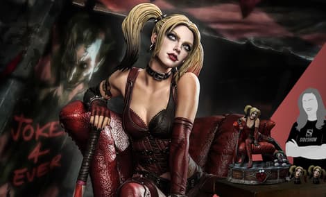 Gallery Feature Image of Harley Quinn (Deluxe Version) 1:3 Scale Statue - Click to open image gallery